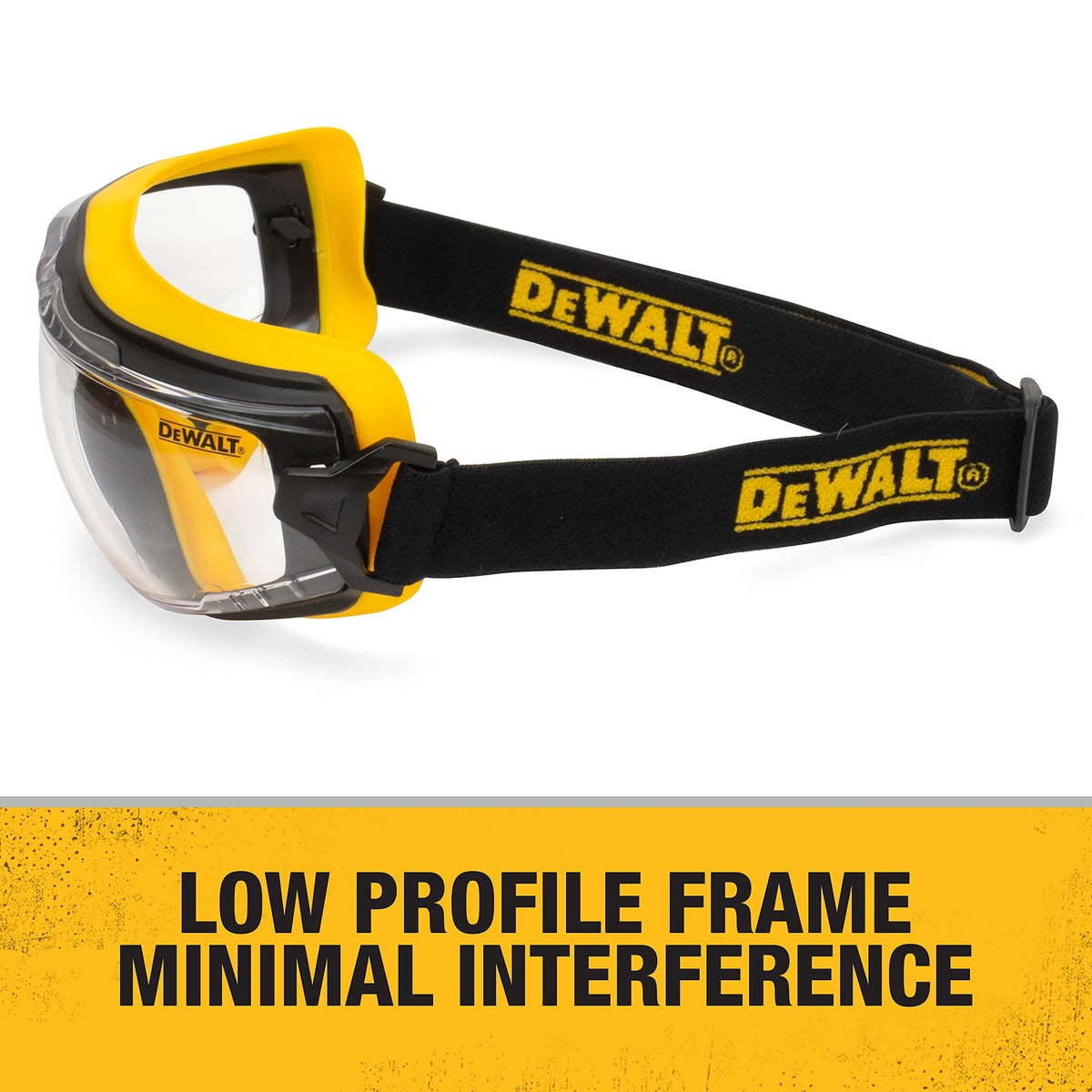 DEWALT DPG84 anti-scratch coating preserves lens clarity during tough tasks