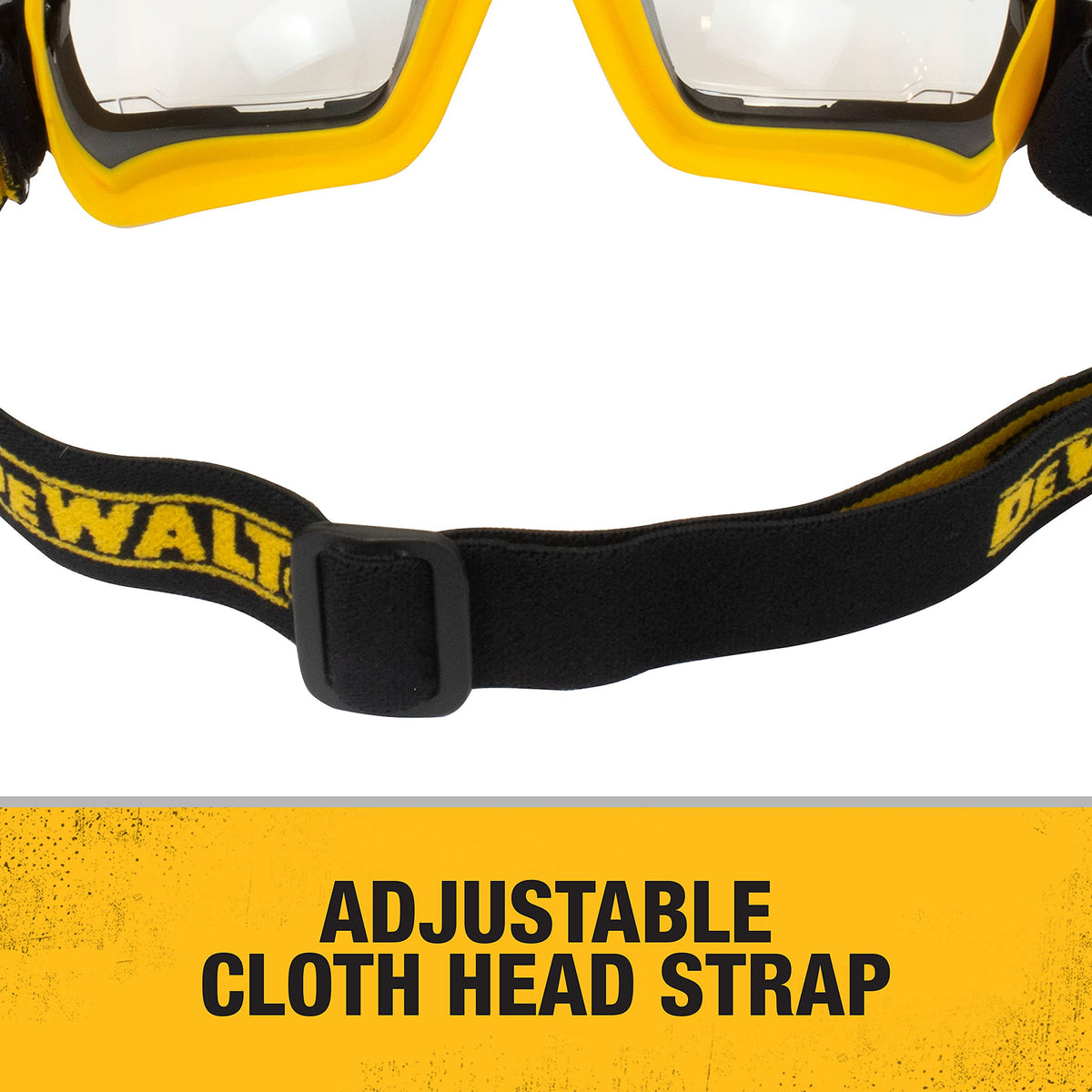 DEWALT DPG84 protects eyes from dust and debris during work