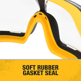 DEWALT DPG84 low-profile frame designed to minimize interference with PPE