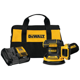 DEWALT sander with brushless motor for efficient sanding and longer runtime