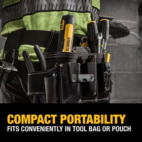 DEWALT 12-piece bit set offers versatility for electronics, furniture, and small projects.
