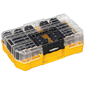 DEWALT compact-bulk storage fits inside smaller ToughCase+ for loose bits.