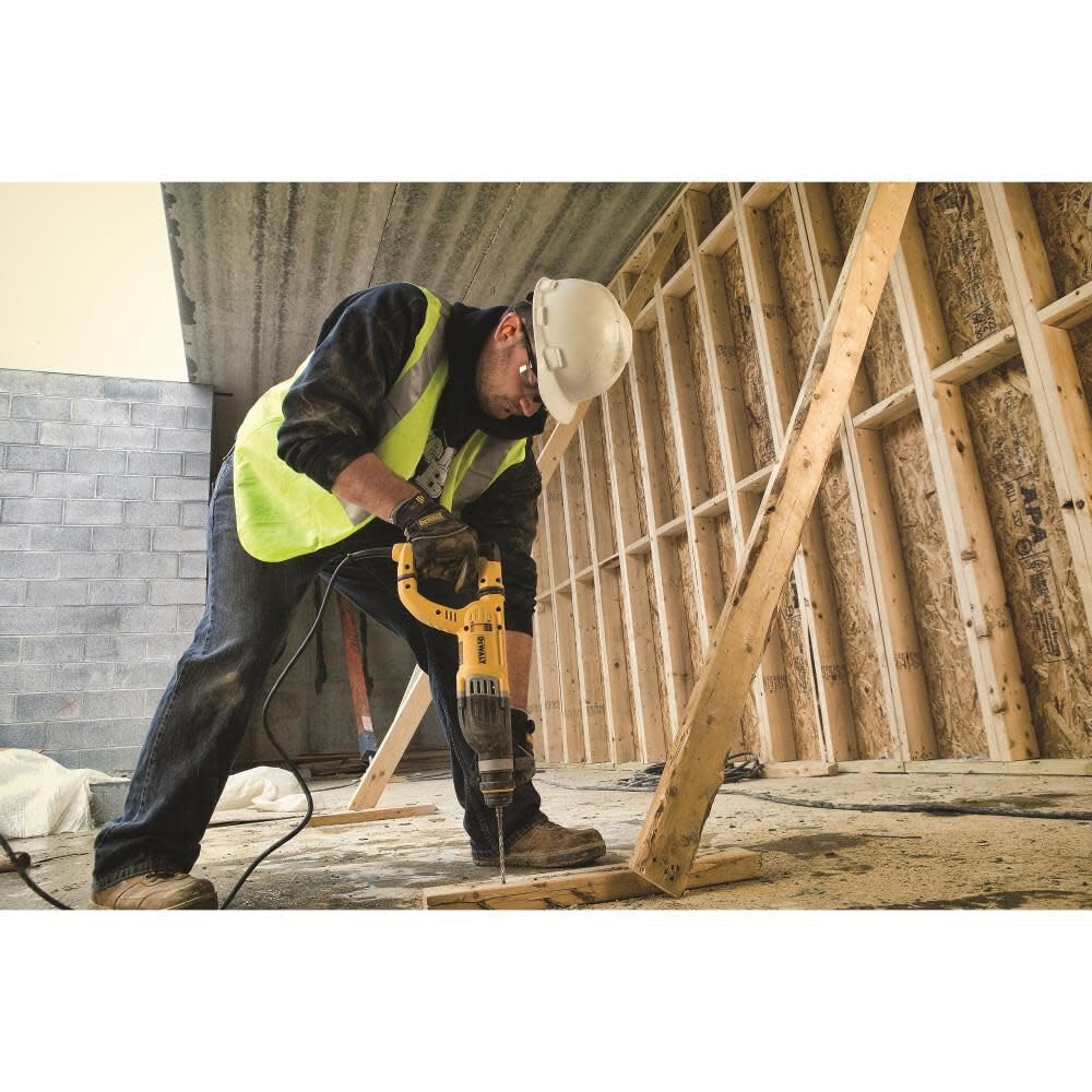 DEWALT D25263K integral-clutch demonstrates safety in bit jams