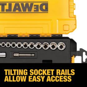 DEWALT sockets with hard stamped markings for reliable tool ID