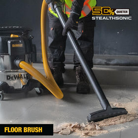 DEWALT STEALTHSONIC 360-degree swivel casters enable smooth movement.