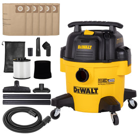 DEWALT Stealthsonic 6gal vacuum compact and portable for home cleaning