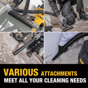DEWALT Stealthsonic 90 CFM airflow enables efficient cleanup