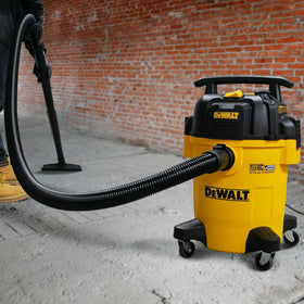 DEWALT STEALTHSONIC vacuum—4 peak HP power for strong debris suction.