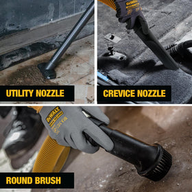 DEWALT StealthSonic vacuum storage-ready design supports tidy workshop setups.