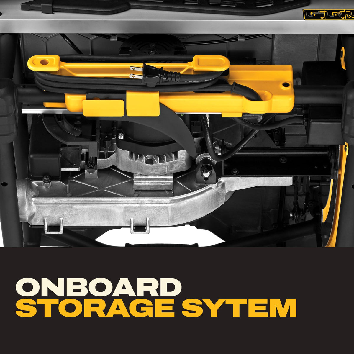DEWALT table saw 32-1/2 inch rip capacity handling large shelving materials