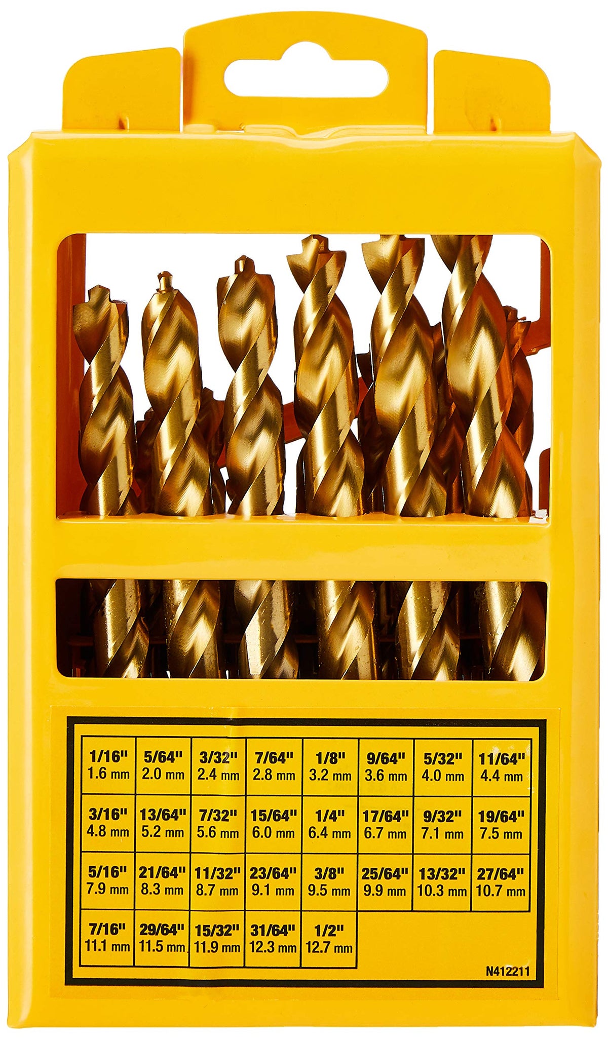 DEWALT tapered web emphasizes durability and reduced risk of breakage.