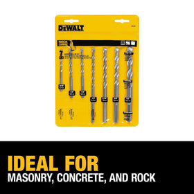 DEWALT DW5207 features three flats on the shank to prevent slipping in the chuck.