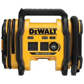 DEWALT tire inflator with digital gauge for precise on-the-go inflation