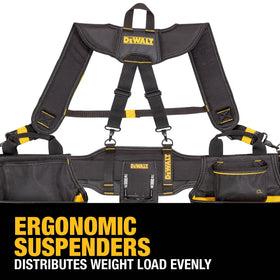 DEWALT Tool Belt Organizer dual handles for easy site transport.