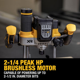 DEWALT tool-free depth adjustment system enables fast setup.
