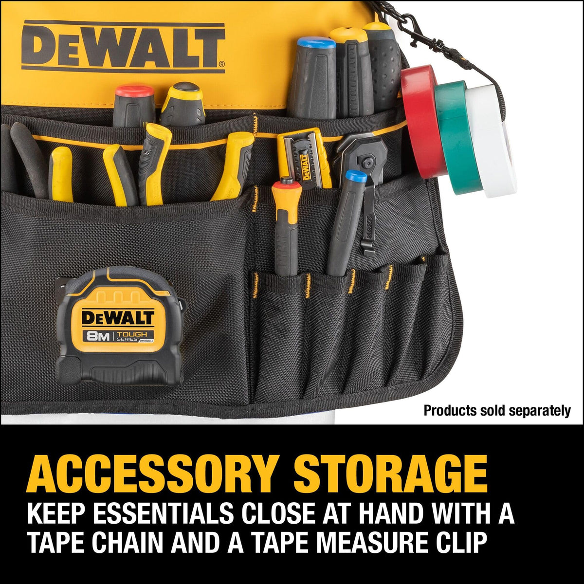 1680 denier fabric provides rugged durability in the organizer