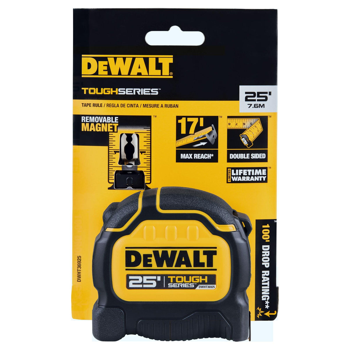 DEWALT ToughSeries durable blade coating and long-life design for daily jobsite work