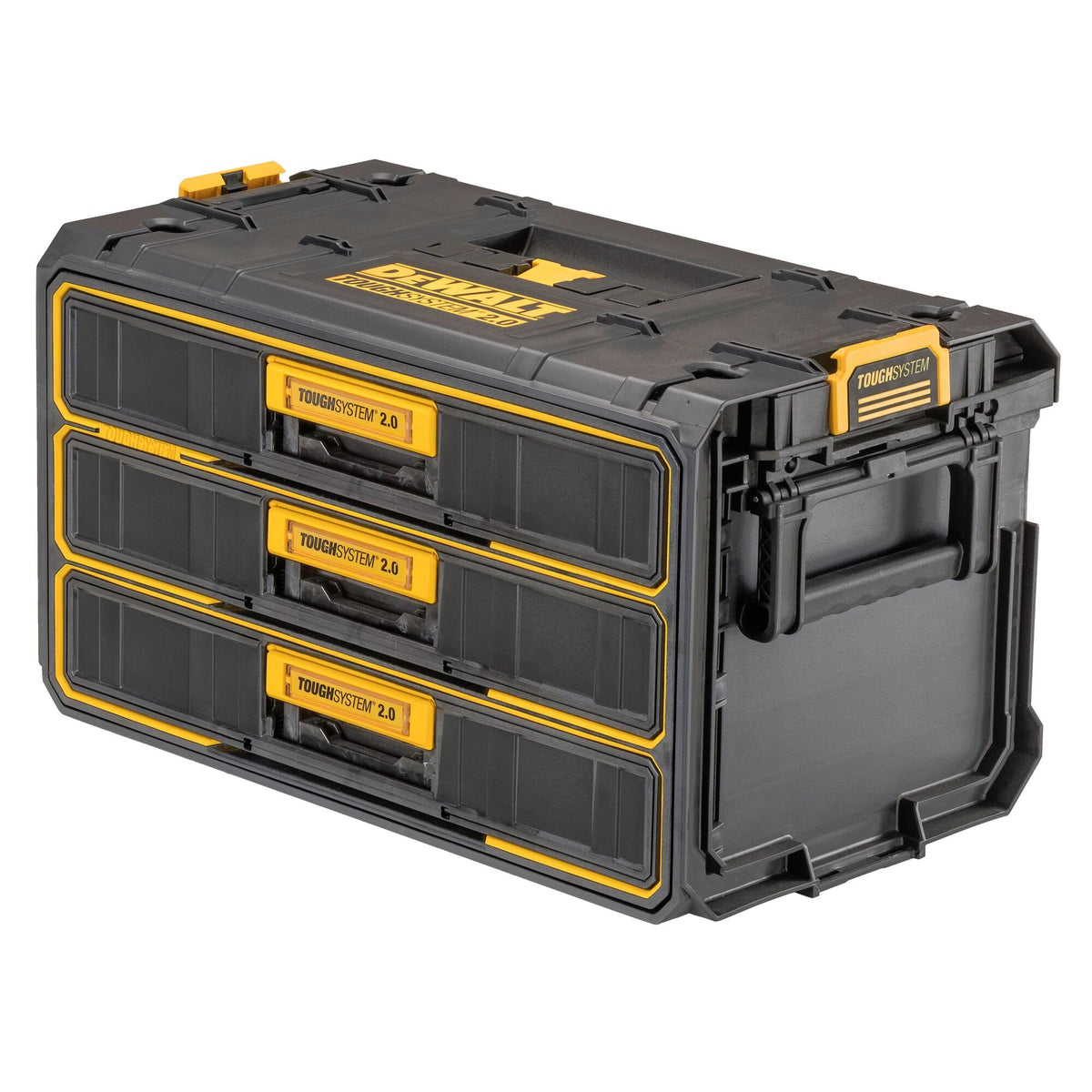 DEWALT TOUGHSYSTEM 2.0 side view shows compact footprint.