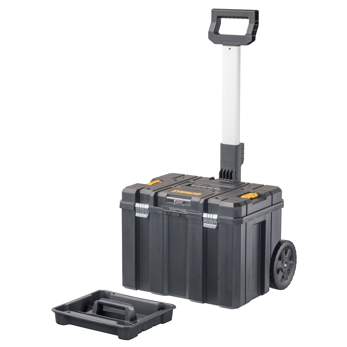 DEWALT TSTAK anti-rust latches secure gear in rugged environments