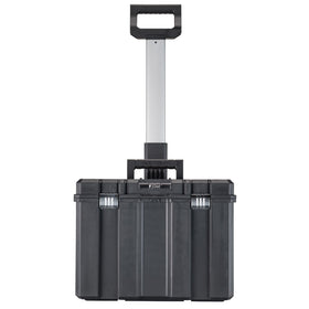DEWALT TSTAK bi-material top handle provides comfortable carrying