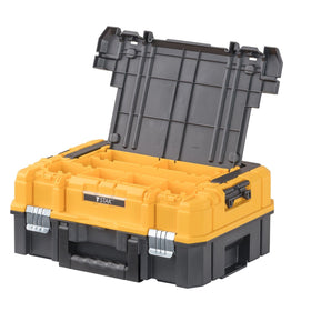 DEWALT TSTAK Long Handle removable cups organize drills and bits.