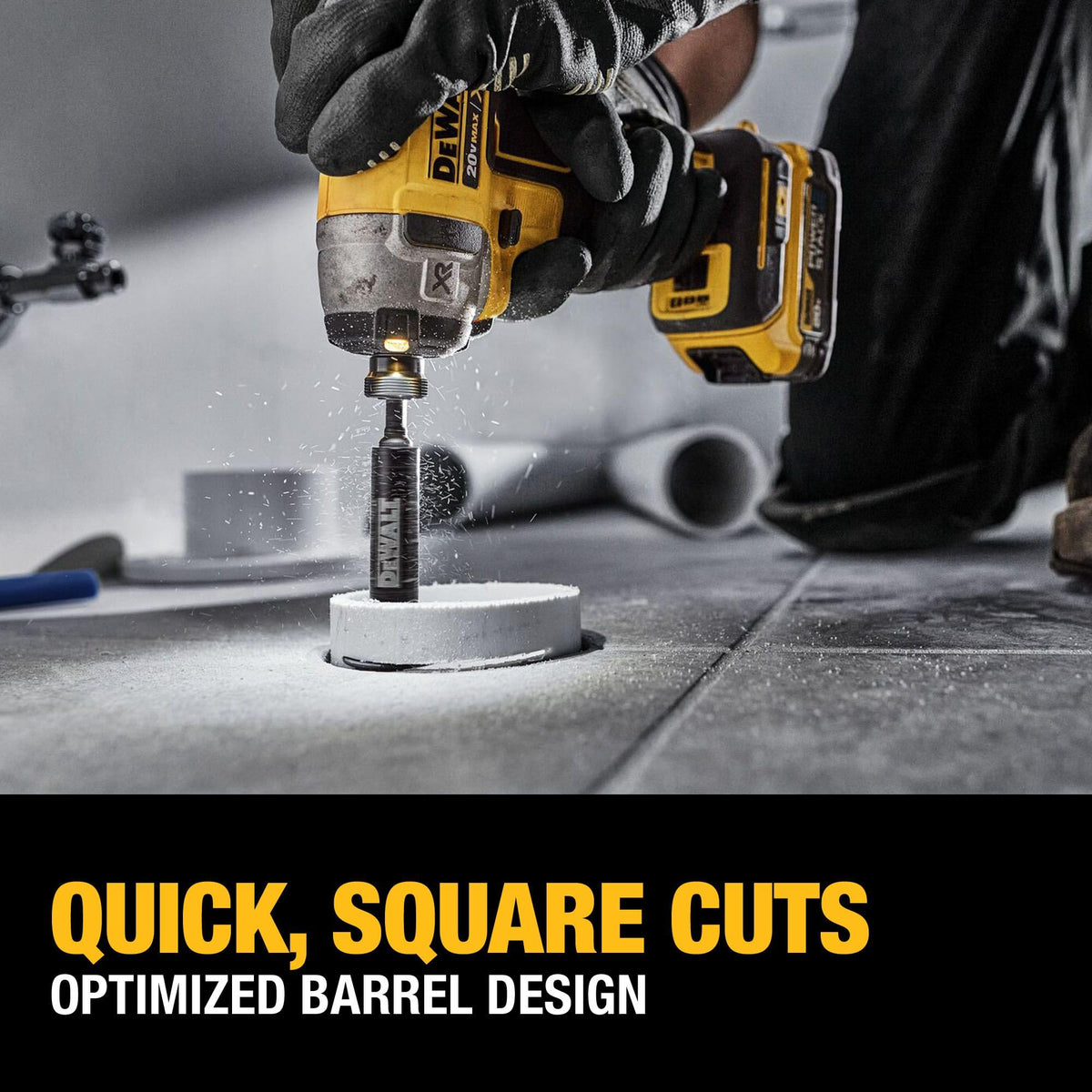 DEWALT universal hex-shank compatibility with most impact drivers.