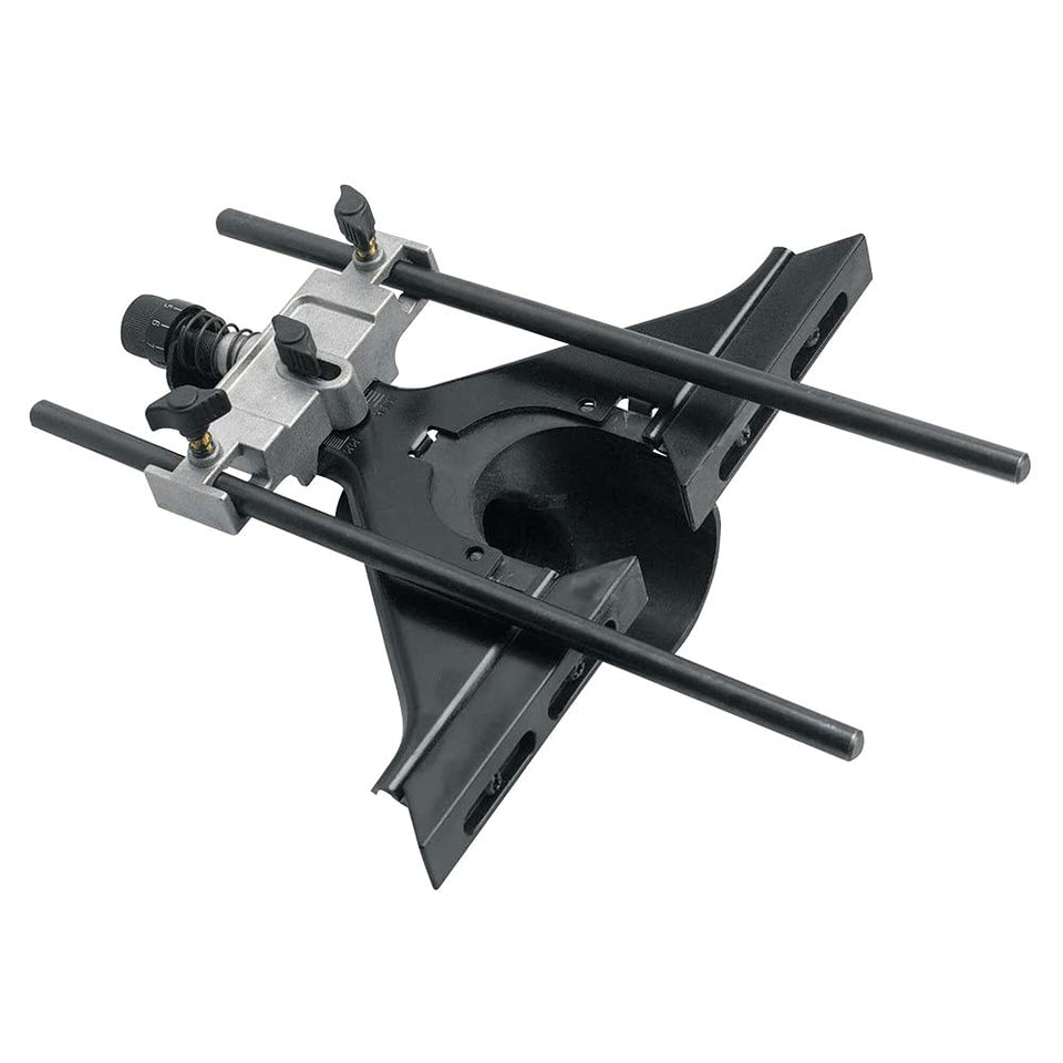 DEWALT DW6913 router edge guide front view with straight-edge precision.