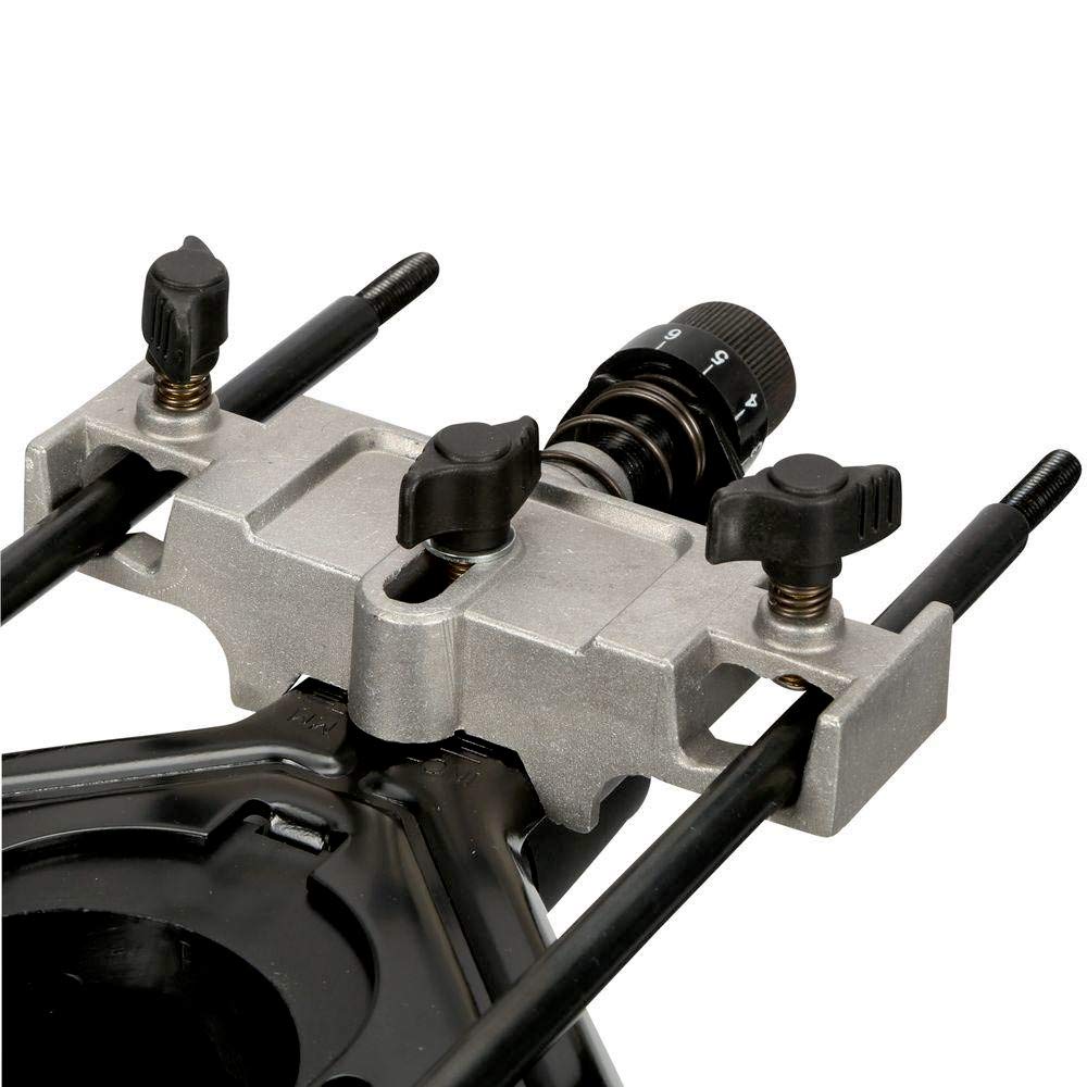 DEWALT DW6913 side view with fine adjustment knob for precision.
