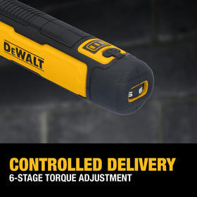 DEWALT USB rechargeable battery with USB-C charging for quick power top-ups.