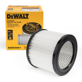 DEWALT DXVC4001 filter for 4-5 gallon vacuums delivers strong filtration