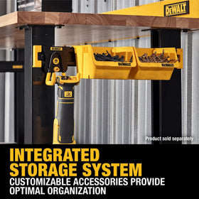 DEWALT Workshop Storage System compatibility for customizable organization.