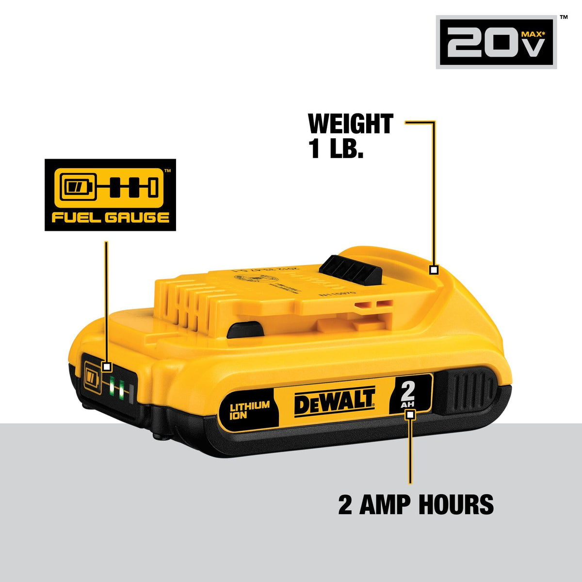 DEWALT XR 4Ah battery in use with a cordless tool for extended sessions