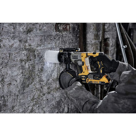 DEWALT DCH172B compatible with dust extraction for cleaner work sites.