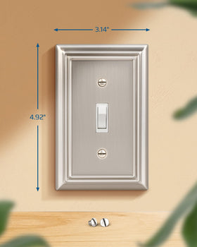 DEWENWILS wall plate ideal for kitchen, living room, or bedroom.