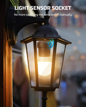 Compatible with incandescent, CFL, LED, and halogen bulbs for versatile use.