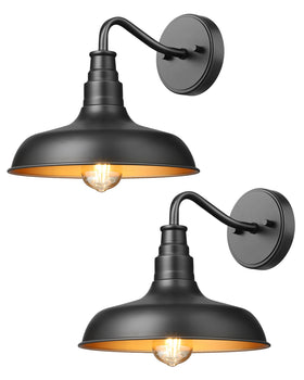 Entrance, garage, and porch lighting with DEWENWILS 2-pack for style and safety