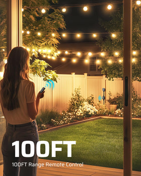 DEWENWILS rugged SJTW cable and 3-pin outlet for outdoors.