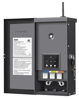 DEWENWILS 300W transformer front view for outdoor lighting control