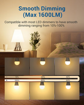 DEWENWILS A19 LED bulb 2700K delivers warm, cozy ambient light