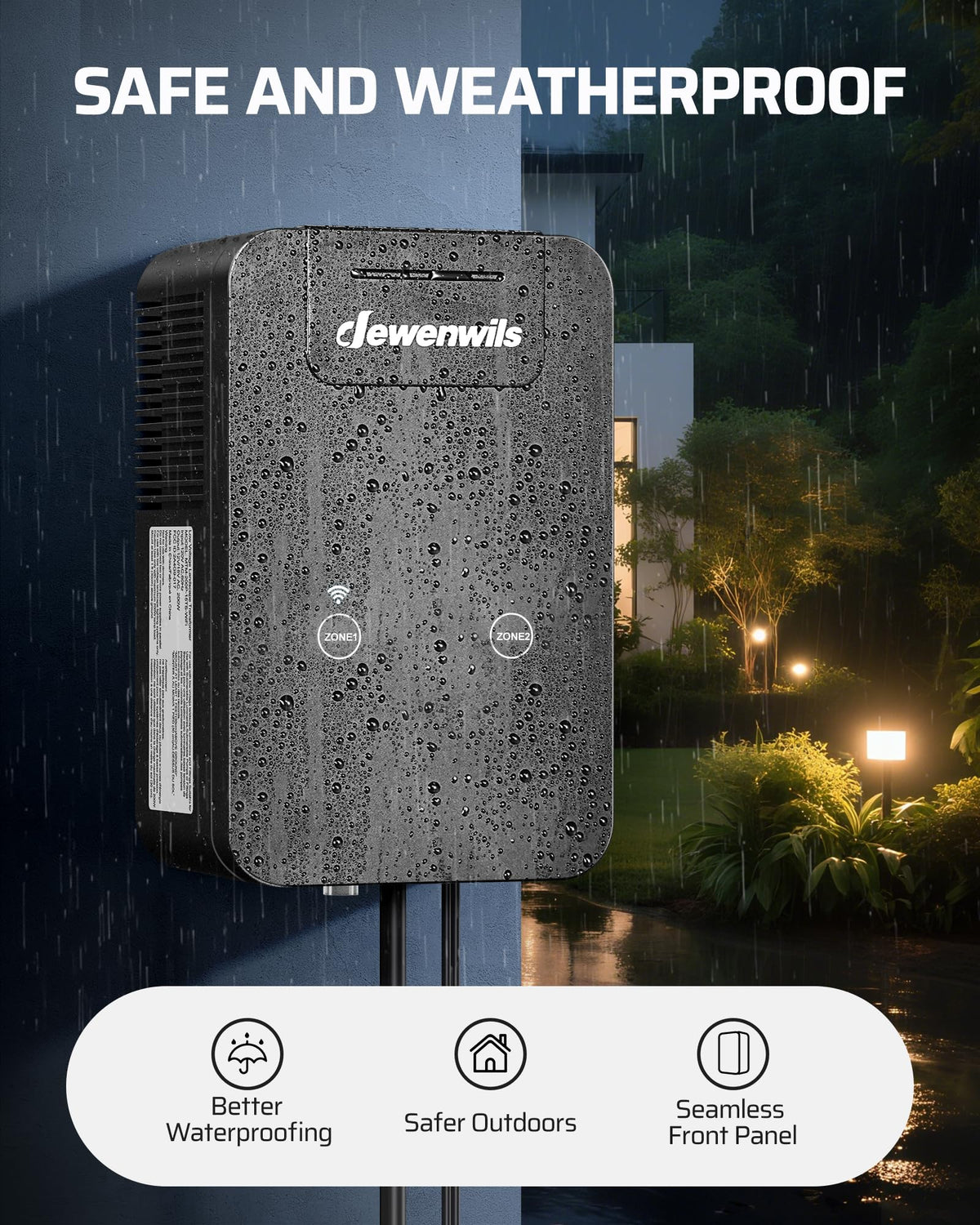DEWENWILS compatible with Alexa and Google Assistant for voice control of lights