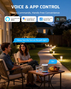 DEWENWILS app control screen showing lighting scenes