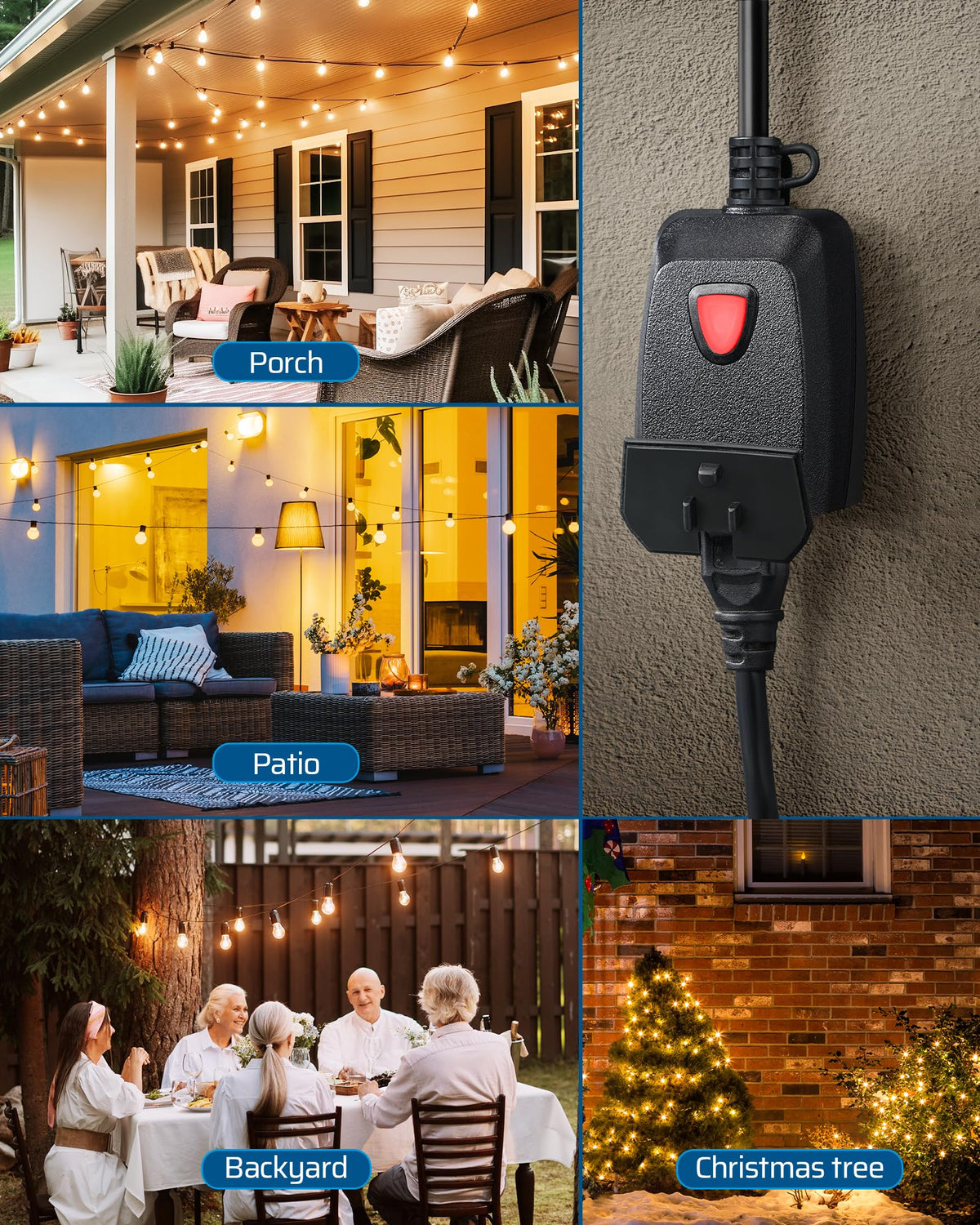 Dewenwils remote includes CR2032 battery for long-lasting convenience.