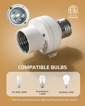 DEWENWILS-control-from-bed-couch enables convenient light control from bed or couch.