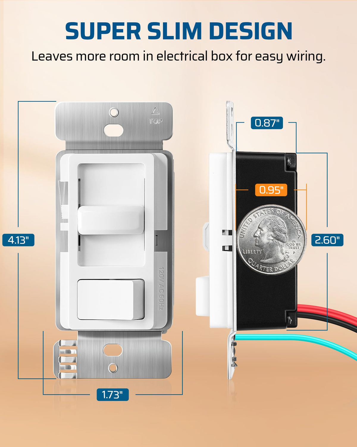 DEWENWILS dimmer switch ETL/cUL certified for safety and durability