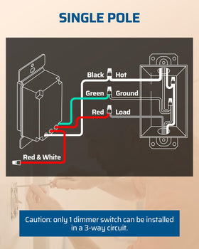 DEWENWILS dimmer switch no neutral wire installation simplifies wiring