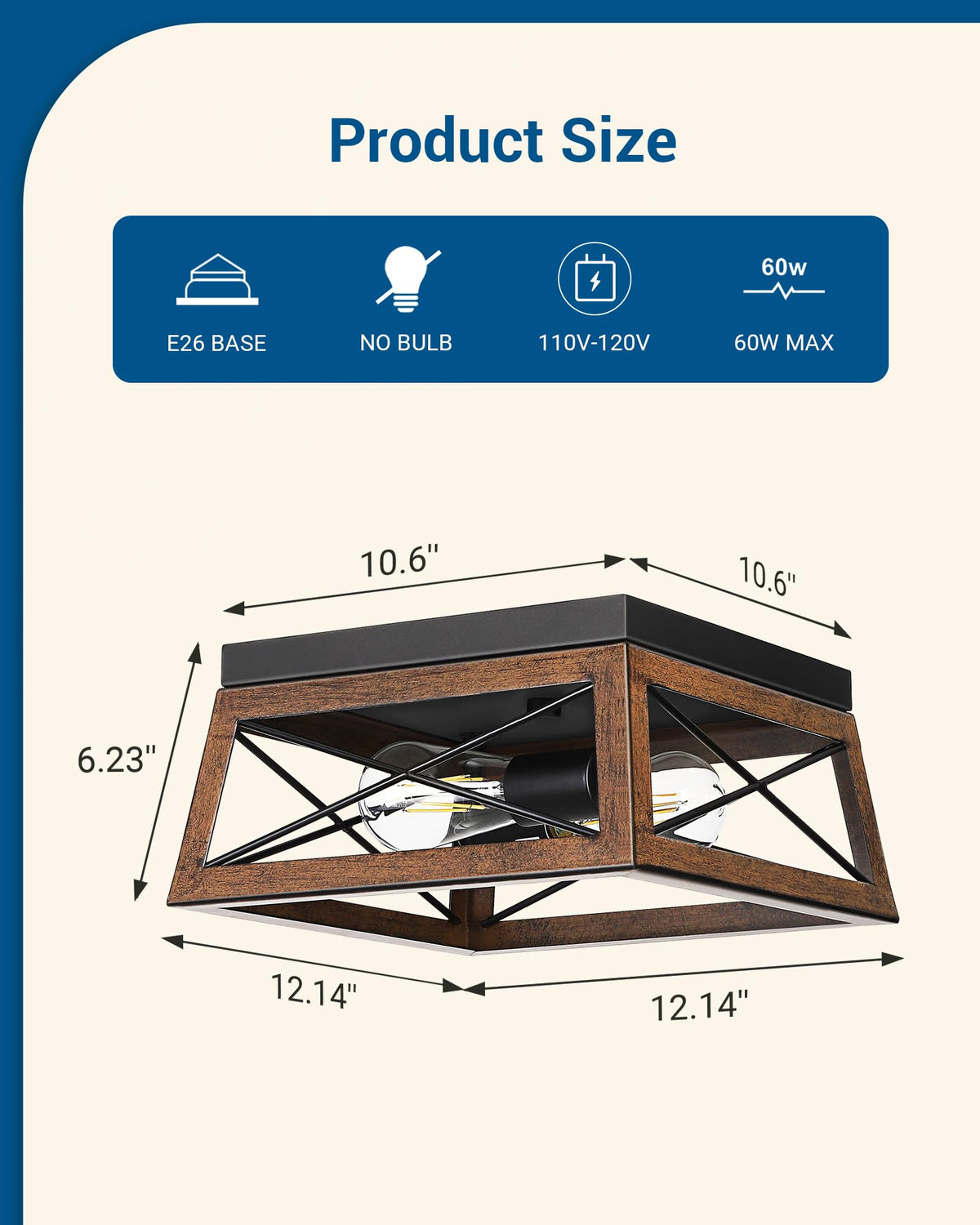 Durable anti-rust metal frame by DEWENWILS for long-lasting use in daily rooms.