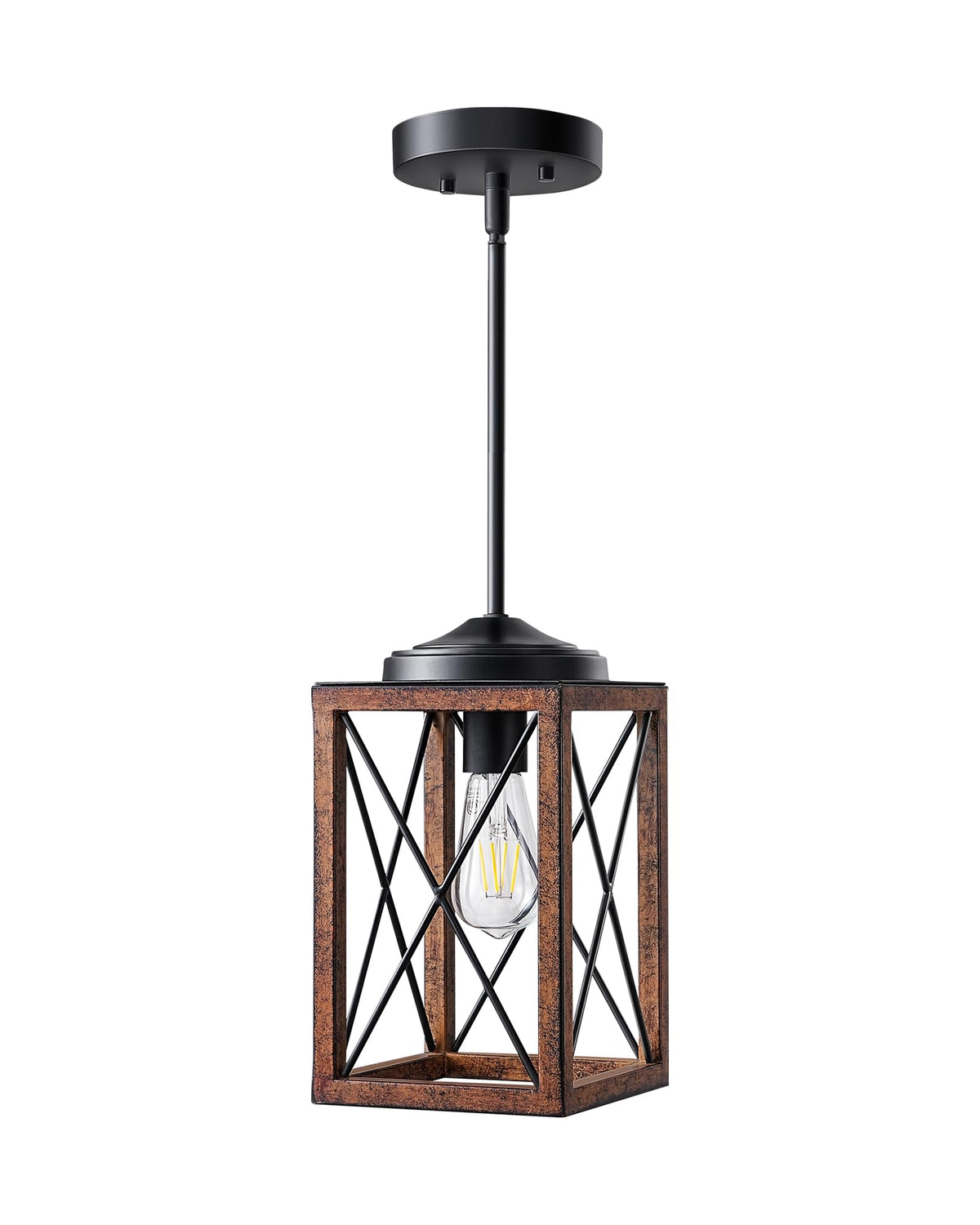 DEWENWILS open-bottom design allows easy bulb replacement.