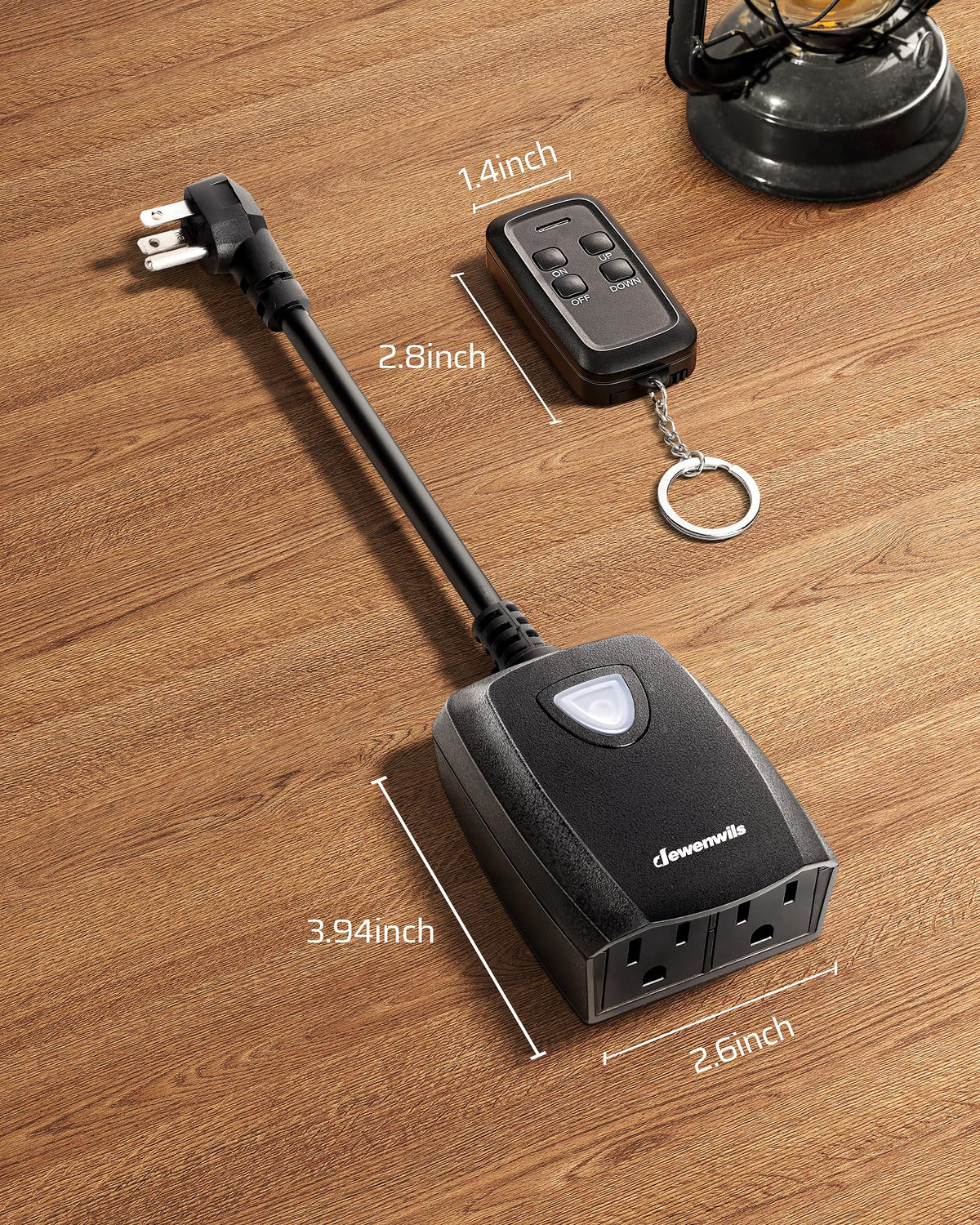 DEWENWILS durable outdoor dimmer supports long-lasting exterior lighting setups.
