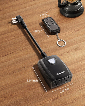 DEWENWILS durable outdoor dimmer supports long-lasting exterior lighting setups.
