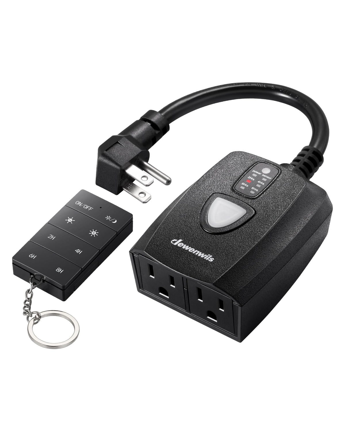 Dewenwils dusk-to-dawn dimmer outdoors with automatic lighting control